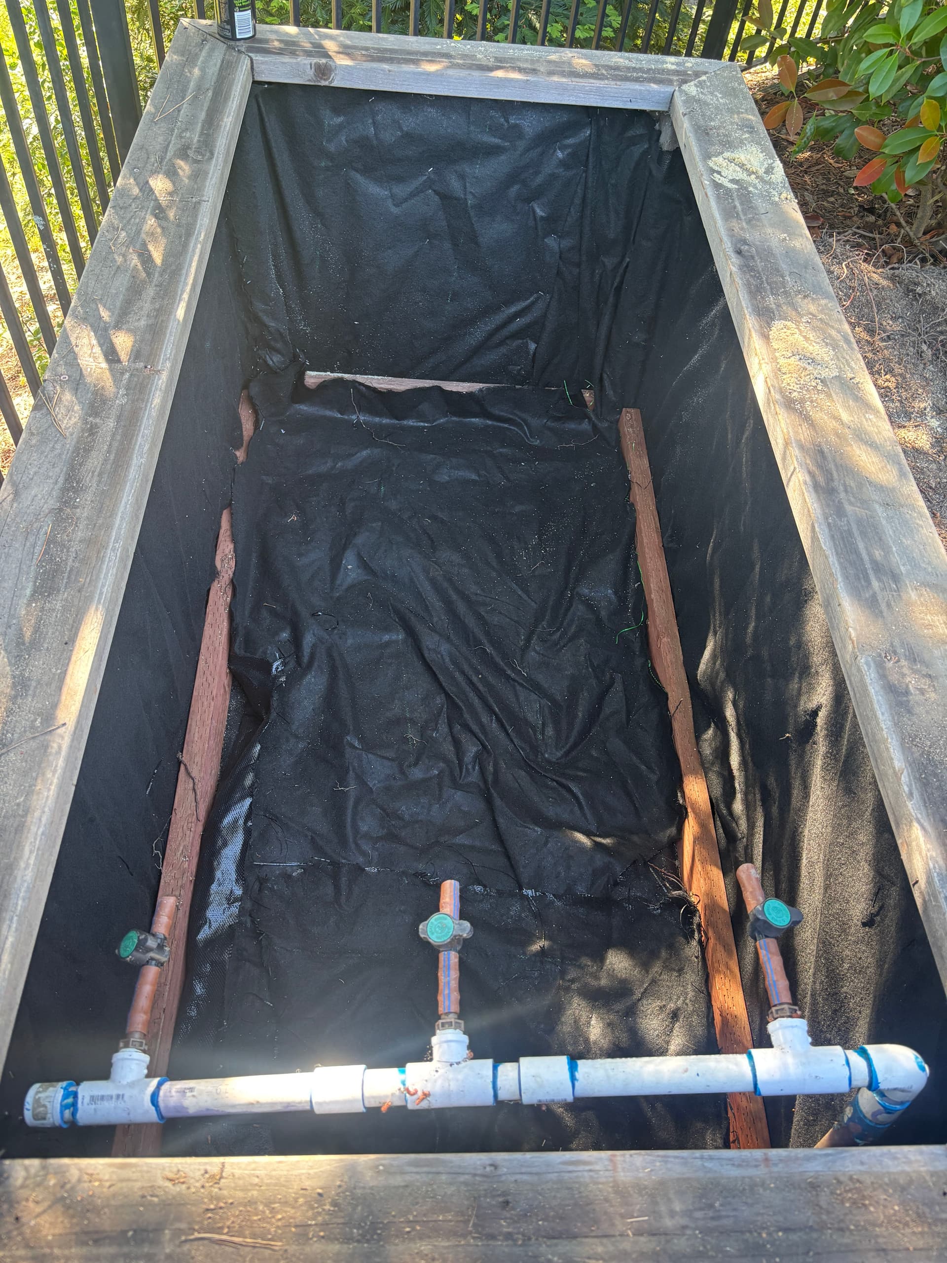 Gallery photos for Planter Box Setup Done Right - Fabric, Irrigation, and Fresh Soil: Image #1