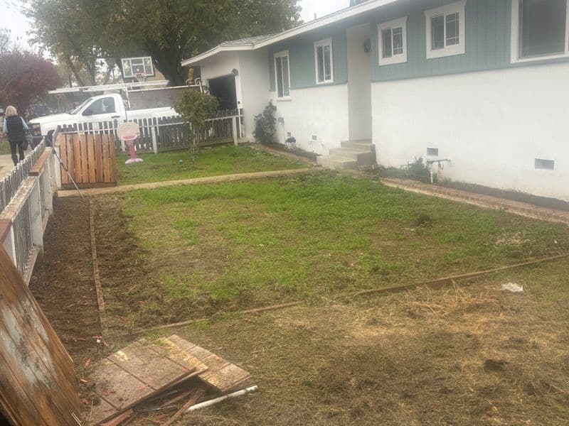 Gallery photos for Transforming Patchy Grass with Fresh Sod Installation: Image #2