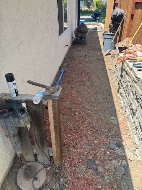 Gallery photos for Stunning Pathway Transformation with Custom Pavers: Image #2