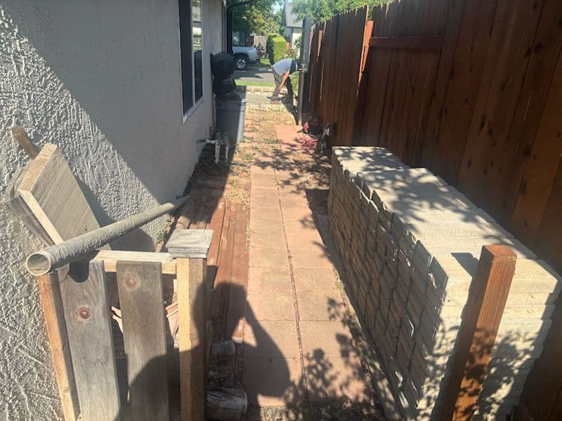 Gallery photos for Stunning Pathway Transformation with Custom Pavers: Image #3