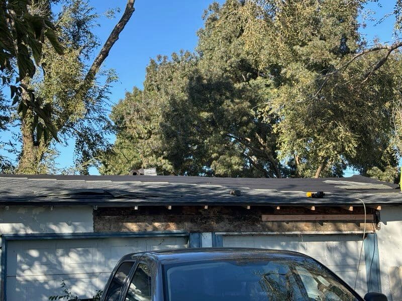 Gallery photos for Successful Garage Roof Repair Project: Image #2