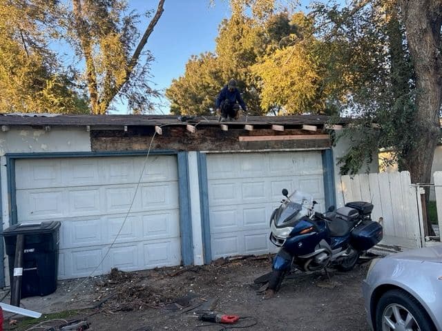 Gallery photos for Successful Garage Roof Repair Project: Image #3